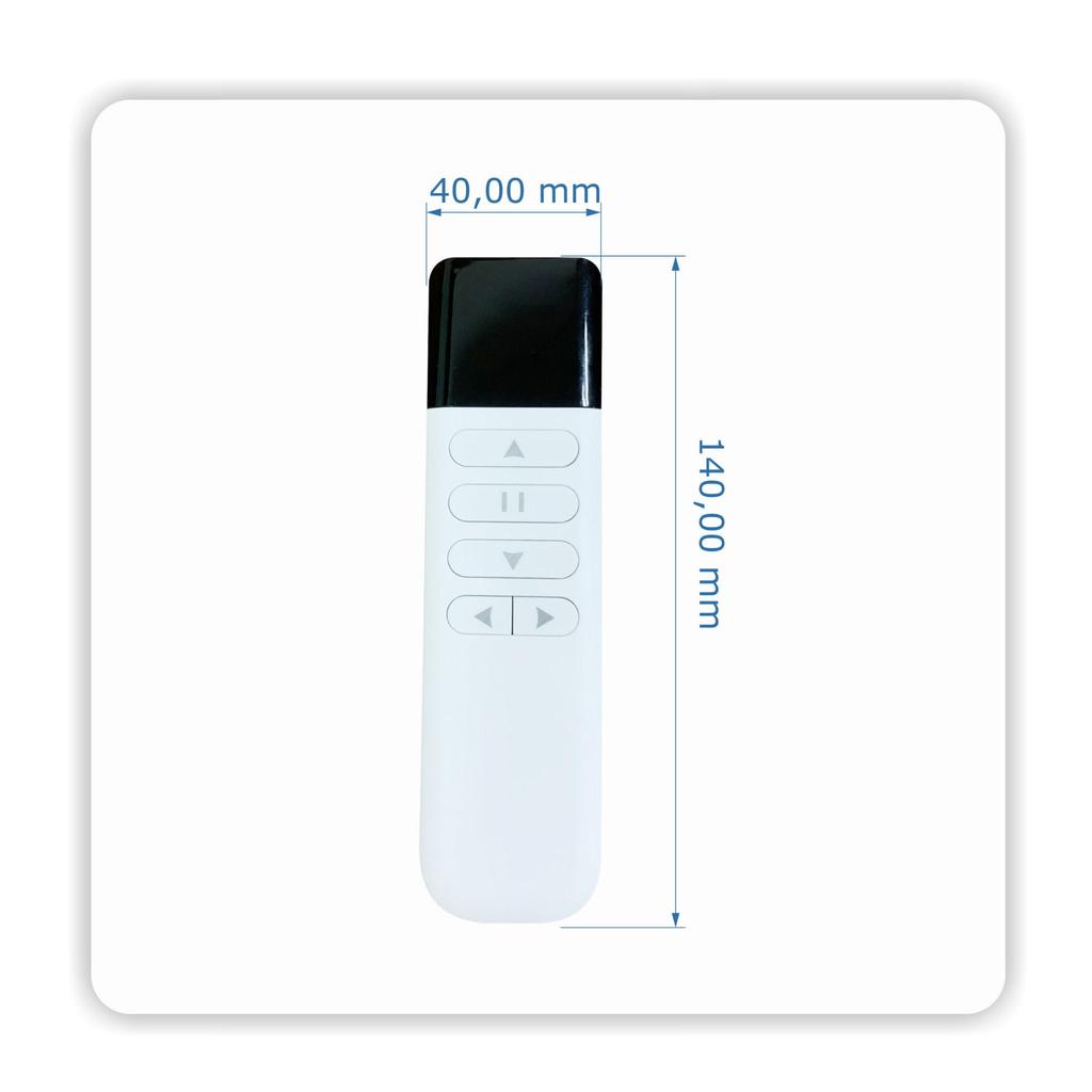 Remote Control for Electric Curtain Rods, 9 Channels