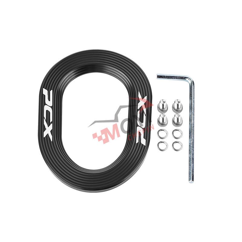 Ochrana výfuku pro upravenou Hondu PCX160: Protiopaření, Proti kolizi Kryt koncovky výfuku