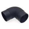 Car Air Heater Heater Ducting Pipe Elbow Outle 42/60/75/90mm Black Plastic Connector Heater Heating Pipe Air Intake Pipe