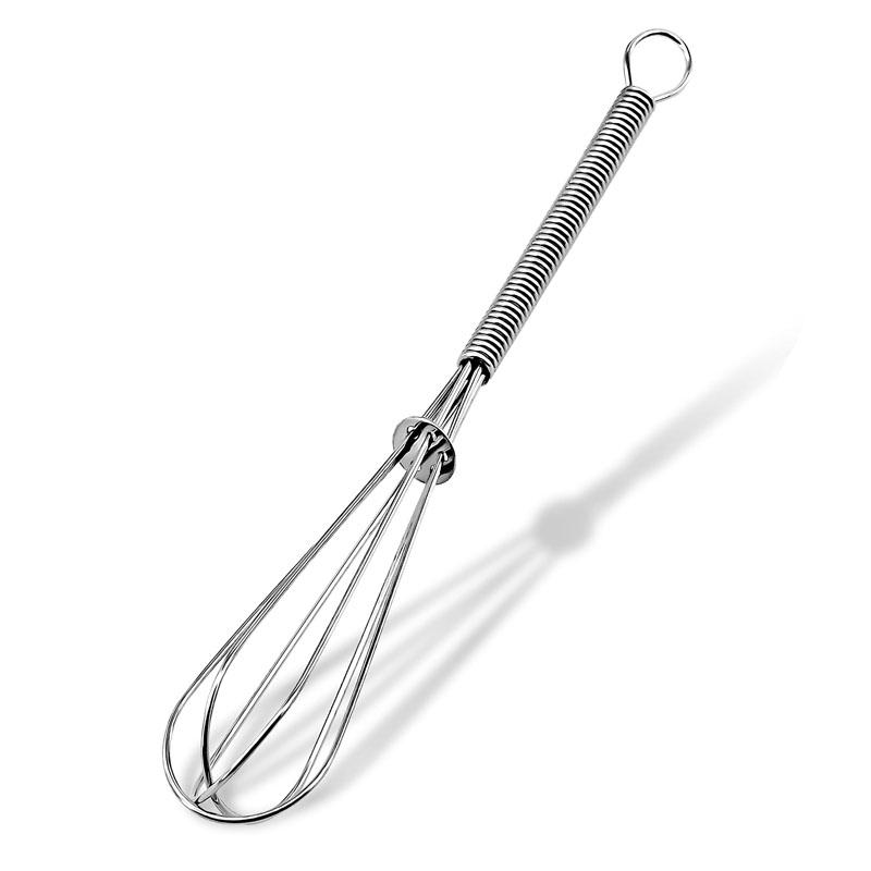 Leeseph Wire Whisks, 5in 7in 8in Stainless Steel Kitchen Mini Whisk & Egg Beater for Cooking, Blending, Beating and Stirring