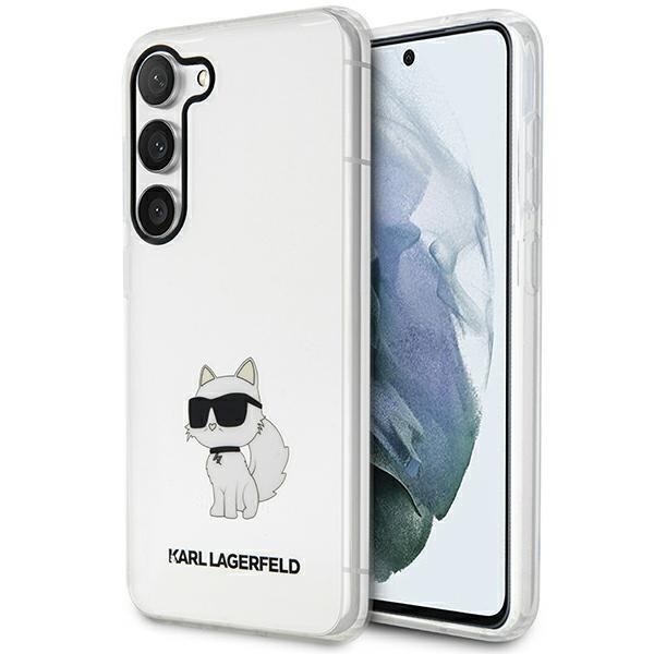 Etui do Samsung Galaxy S23 Karl Lagerfeld Ikonik Choupette Przezroczyste