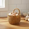 Kitchen Wall Hanging Basket Garlic Storage Holder Versatile Space Saving Organizer