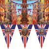 Charles King Iii Flag Banner Uk Coronation Ceremony Party Supplies Decoration