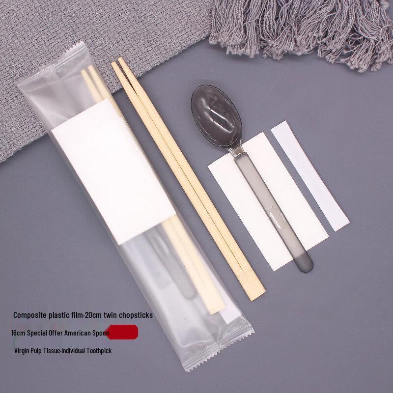 

Disposable Bamboo Cutlery Set for Takeaway (1000 Sets)