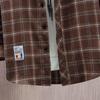 Spring and Autumn Models Long-sleeved Lapel Plaid Shirt Men's Versatile Retro Casual Shirt Blouse Jacket Men's Striped Plaid Shirt