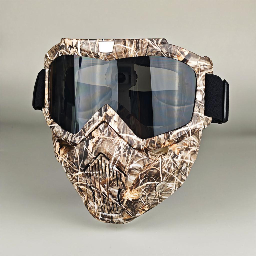 Moto Snow Goggles Mask UV400 Outdoor Riding Men's Windproof Sand Goggles Helmet Mask Mask