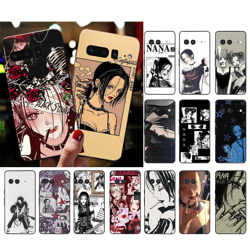 For Google Pixel 10 9 Pro XL Silicone Phone Soft Case For Google Pixel 9A 8A 7A 6A 5 Cover Shell Nana Osaki Anime