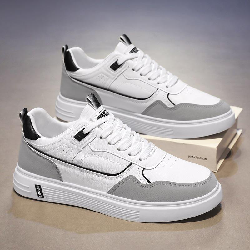 

2024 summer new breathable canvas board shoes trend student versatile white shoes sports and leisure shoes men 39 белый