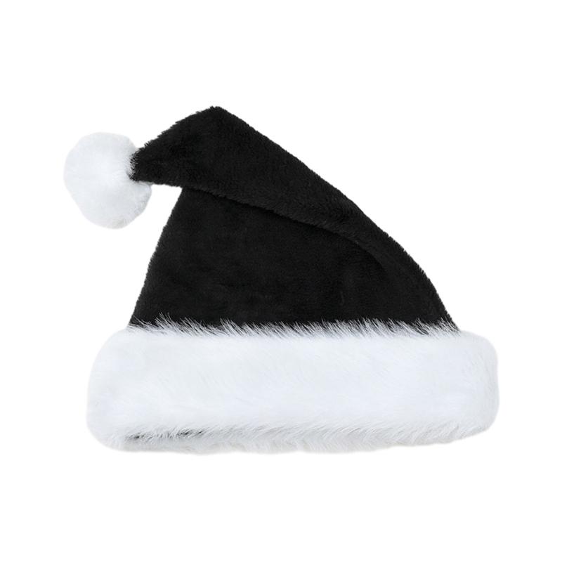 Christmas Headwear Cap Thicken Plush Perfect for the Holidays Colorful Outfits for Cosplay Santa Furry Hat