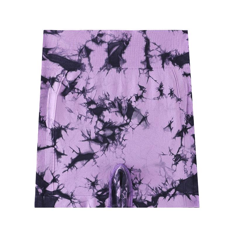 High Waist Tie-Dye Butt-Lifting Yoga Capris