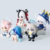 Genshin Impact White Wolf Pvc Figure Collectible Model For Game Fans