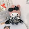 Cute Kuromi Melody Plush Backpack For Girls Travel And Casual Use