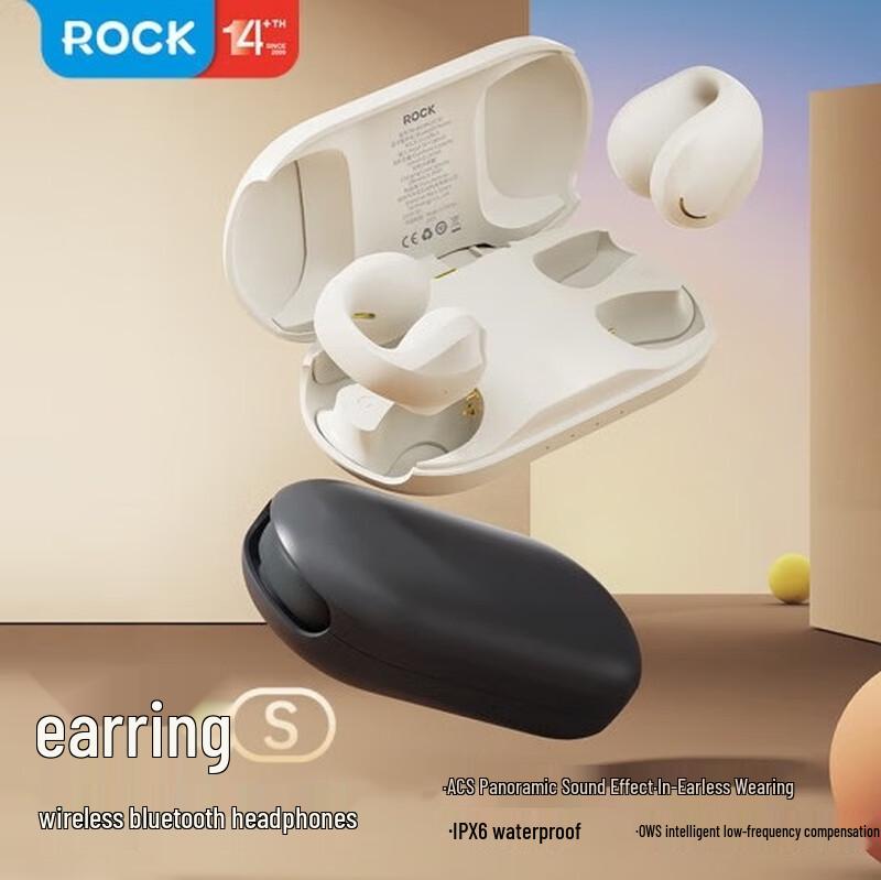 ROCK S Series Ear-Clip TWS Bluetooth Earbuds