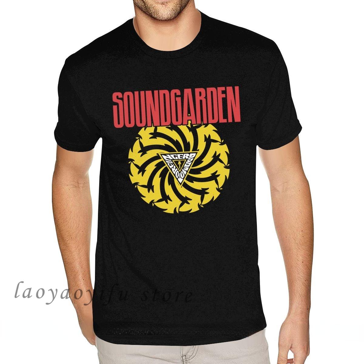 

Men 80S Retro T Shirt Soundgarden American Rock Band Graphic Tshirts Homme Casual Oversized Short Sleeves Tees Roupas Masculinas 4XL