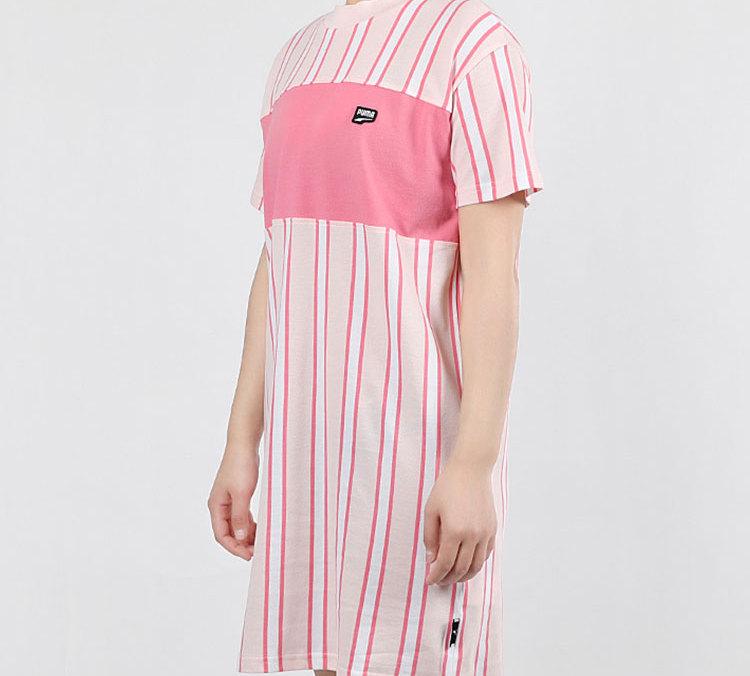 Puma Short Sleeved Dress Women's Pink 596007-17