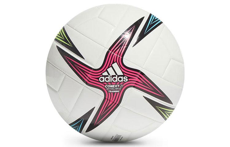 Adidas 4 Size 5 Soccer Ball Pu Machine Stitched Soccer Ball Unisex White Pink GK3491 Size 5 Ball