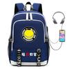 Assassination Classroom Usb Charging Student Backpack With Water Resistant Oxford Material For School Use