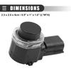 Motoforti Car Bumper PDC Reverse Sensor, Backup Aid Sensor, for Ford Expedition 2015-2017, Plastic, FR3T-15K859-AAW, Black