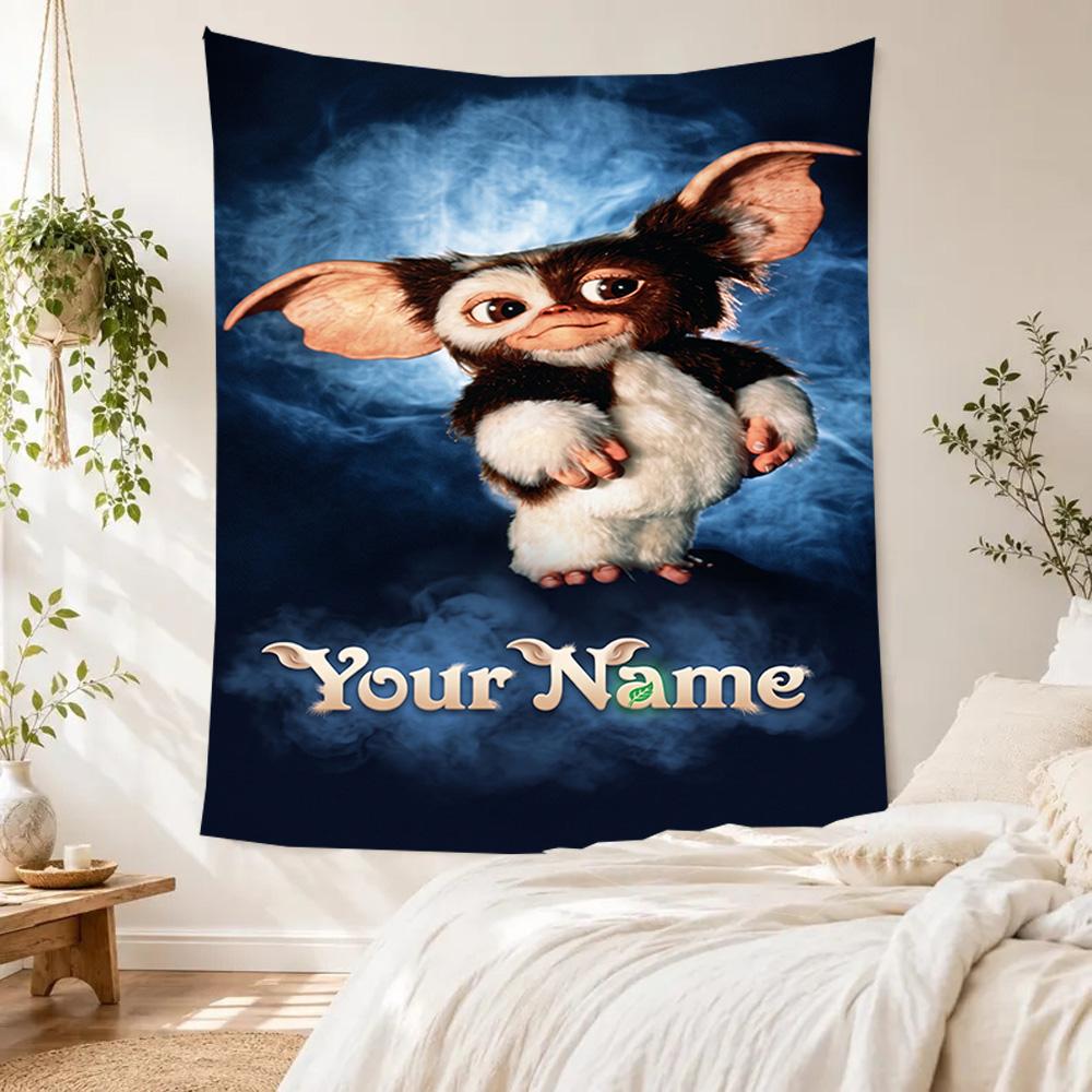 Gremlins Custom Wall Tapestry Aesthetic Wall Tapestry Non-Fading Color Ideal for Dorm Room Four Seasons Decor