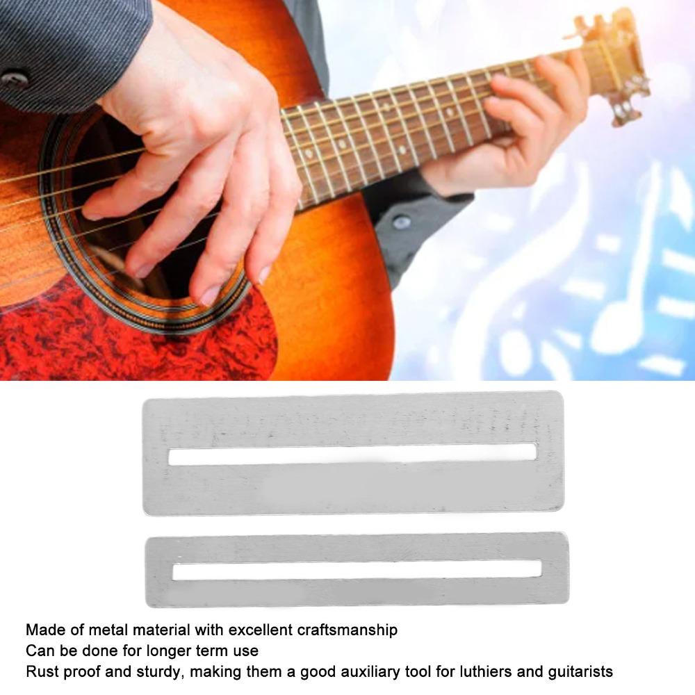 3Sets 7.8cm Size Guitar Fret Guard Steel Fret Protector Fret Wrap Guitar Fret Polishing