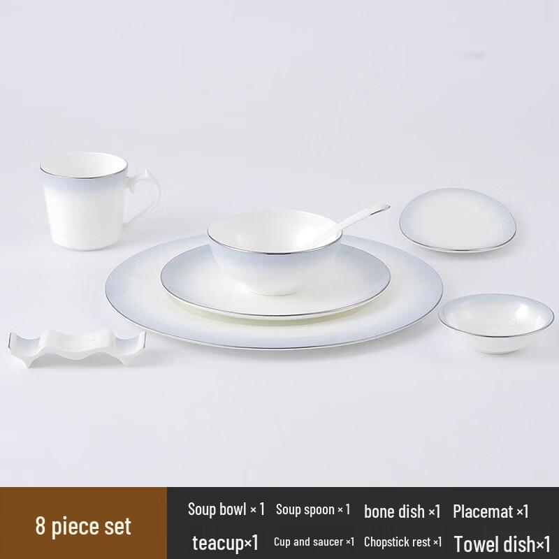 Sweet Elegant Hotel Ceramic Tableware Set