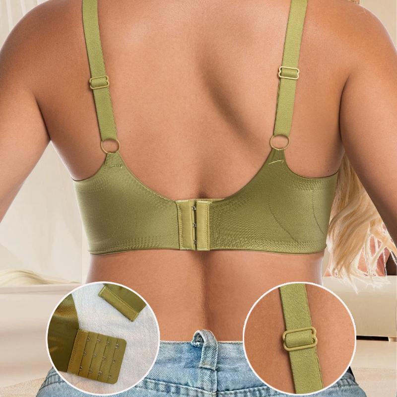 European Size Lifting Wire-free Seamless Sports Bra with Side Support