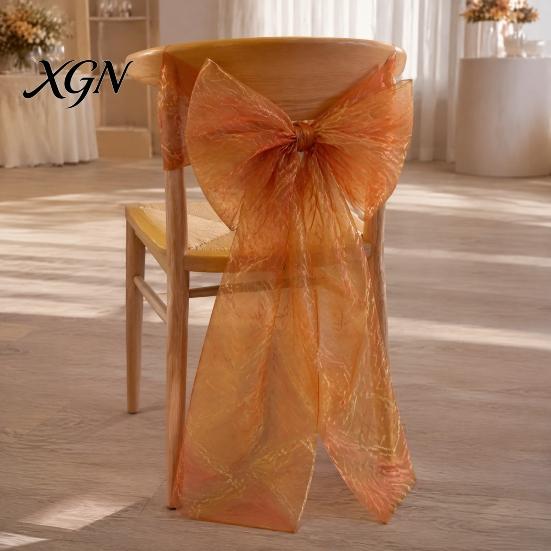 Durable Organza for Fashion Accessories 1 Yard Two Tone Sheer Fabric, 60 Inch Wide Iridescent Silky Decorative Fabric Christmas Tree Ornaments Glitter