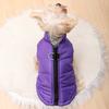 Ubrania dla psa Zimowa ciepła kurtka dla psa XS-2XL Wiatroodporny płaszcz dla zwierząt Ubrania dla małych średnich psów Koty Kamizelka Kurtka z D-ringiem Stroje dla Yorkshire Buldoga