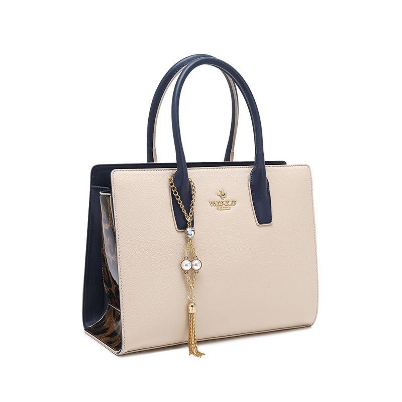 

Брендовая сумка Простая и щедрая кожаная сумка Женская сумка через плечо для мамы и подруги one size хаки