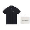 EMPORIO ARMANI Polo Shirt Men's Black With White Logo 3R1F67-1JCYZ-0092