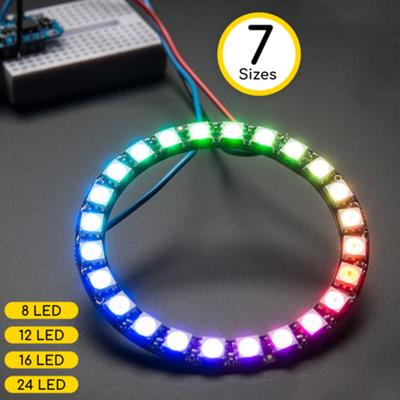 LED Ring Driver Development Board 1pc Built-in Full-color