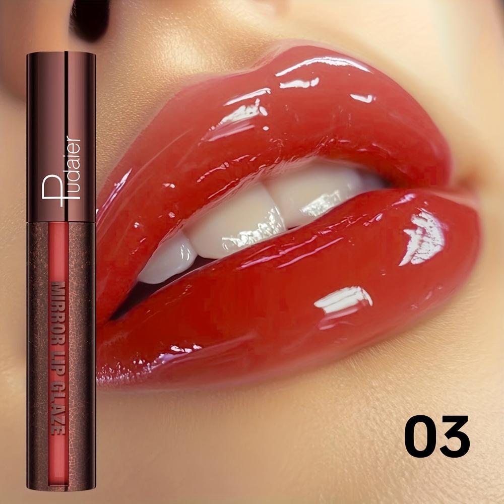 Feuchtigkeitsspendender Lippenstift, Wasser- und Schweißfest, Kreiert einen Natürlichen Look, Langanhaltender und Leicht Aufzutragender Spiegelglanz Lipgloss