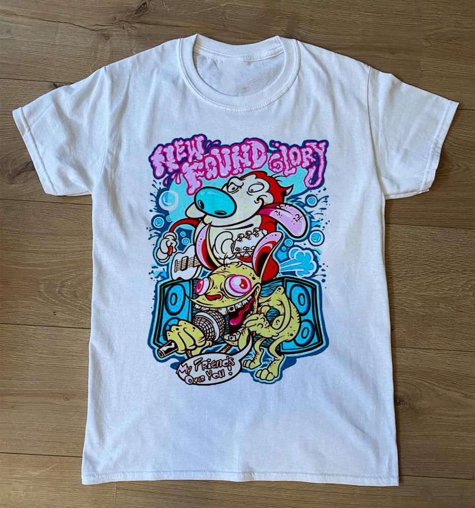 

Rare New Found Glory Band Tour Concert White Full Size Tee Shirt BT350 Unisex T-Shirt L