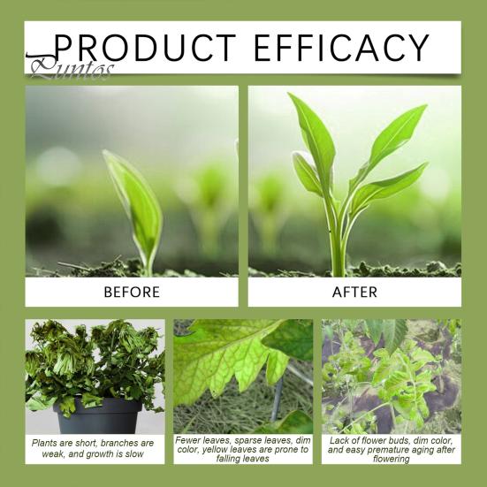 Soil Activator Powder Fertilizer Nutrient-Rich Plant Growth Booster Soil Activation Powder for Potting Mix Seedlings Compost Indoor Outdoor Plants