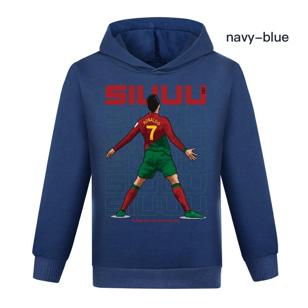 Modischer Kapuzenpullover mit Aufdruck und langen Ärmeln für Jungen und Mädchen