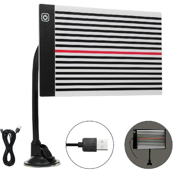 Shkalacar Dent Repair Line Reflector Board, Paintless Reflector Line Board Dent Finder Lamp Car Repairing Accessory Dent Detector, Automotive Dent