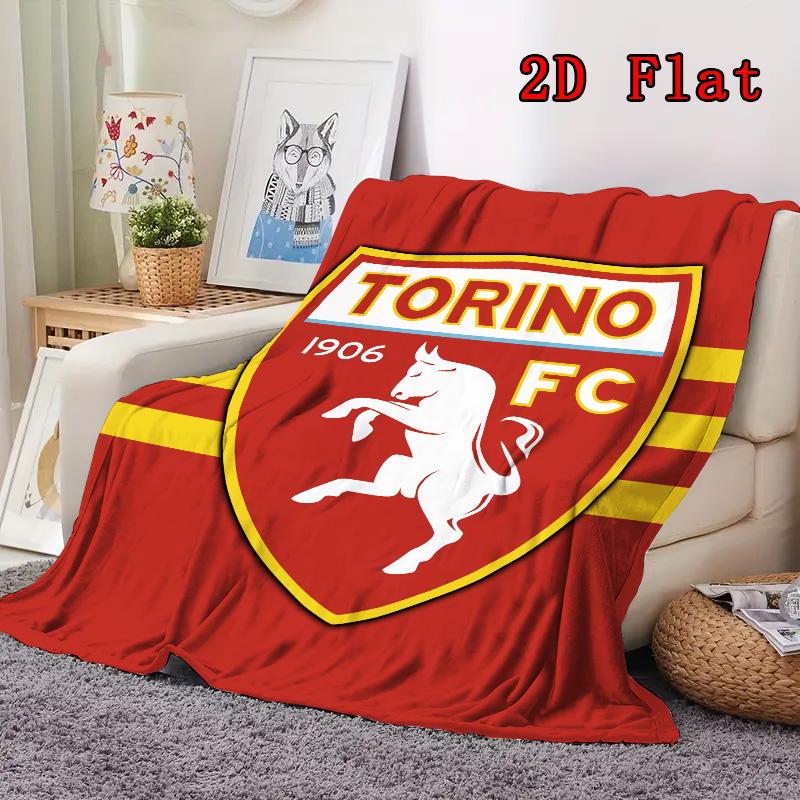 Torino 2D Flat Pattern Flannel Blanket High Quality All Seasons Warmth and Comfort Perfect for Christmas Gifts.