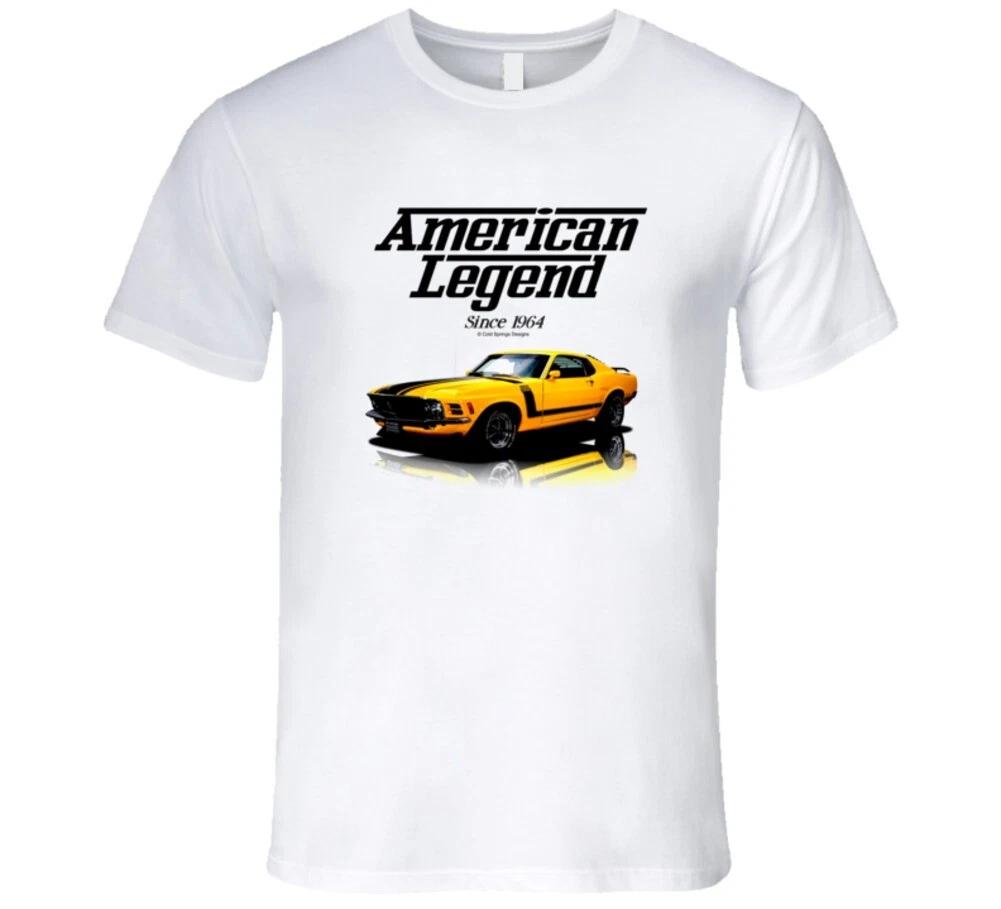 70 Boss Yellow Mustang American Legend Since 1964 Premium Gift T Shirt 3XL