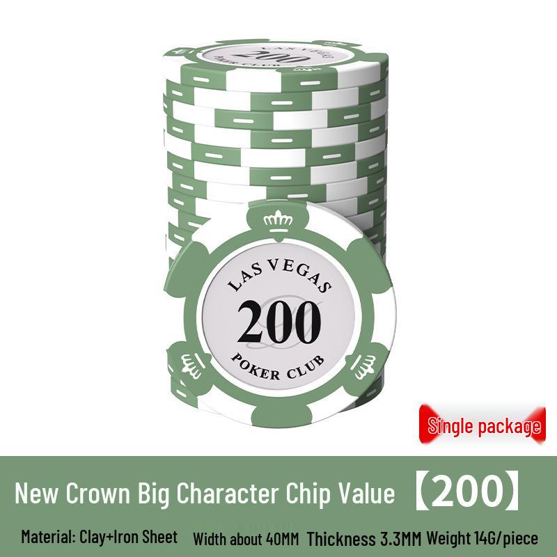 Chips Card Room Unique Mahjong & Poker Clay Chips Set