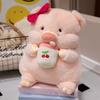 New 35/45cm Stuffed Animals Toys Fruits Tea Pig Grape Cherry Carrot Super Soft Dolls Girls Boys Birthday Gifts Home Decor