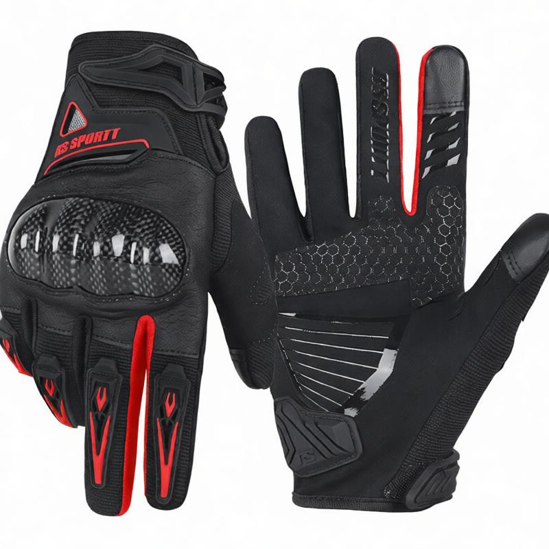 Motorcycle Gloves Men Women Lightweight Breathable Touchscreen Compatible Safety Riding Gear