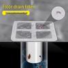 Anti-Clog Sewer Hair Catcher and Insect Shield for Bathroom Floor Drain