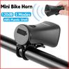 Mini Fahrrad Motorrad Elektrische Klingel Hupe Typ-C Ladefunktion Roller Diebstahlschutz Alarmhupe MTB Fahrradklingel Laute Warnung Sicherheitsklingel