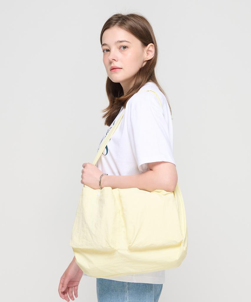 Roidesrois Exactly Two-Pocket Summer Shoulder Bag (Yellow)