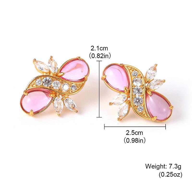 

French Vintage Style Elegant Cable Design Earrings for Women