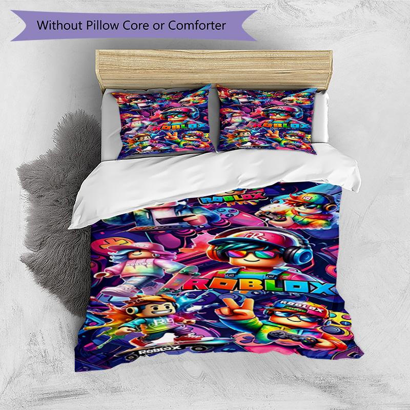 3pcs Duvet Cover Set (1*Duvet Cover + 2*Pillowcase, Without Core), DRAGON BALL Print Bedding Set, Bedroom Decor, All‑Season, Birthday Gift