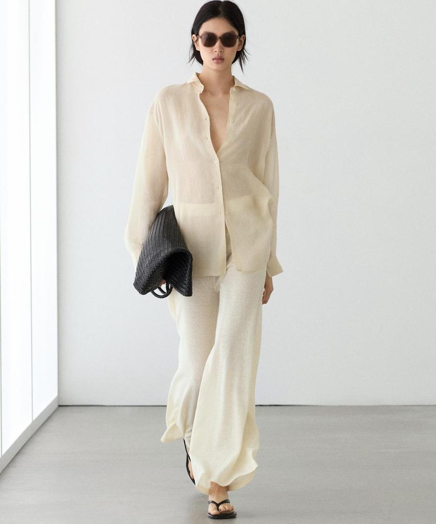 Masimodutti Fluid Wide Leg Pants