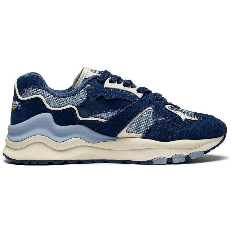 Li Ning 001 Mountains And Seas Slip Resistant Abrasion Resistant Low top Casual Shoes Men's Blue Gray AZGT007-3