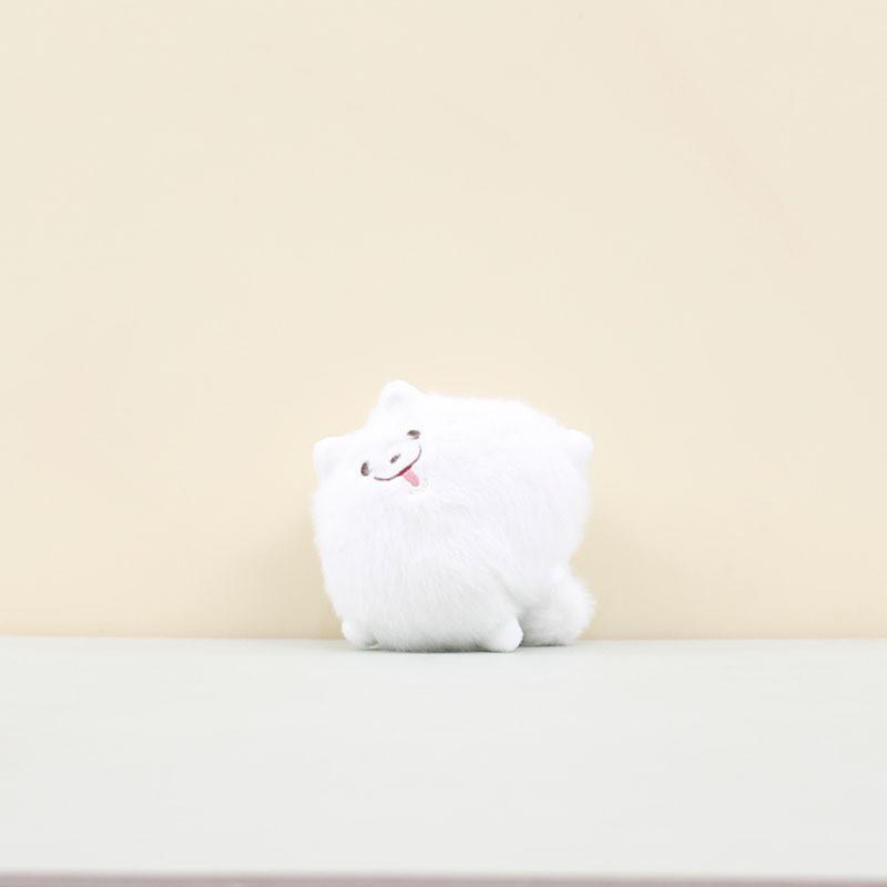 Adorable Plush Dog Keychain Accessory Soft Cute Shiba Inu Doll For Bags And Keys