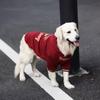 Warm Winter Dog Sweater Large Breeds Red Fleece Lined Hoodie Golden Retriever Labradoodle German Shepherd